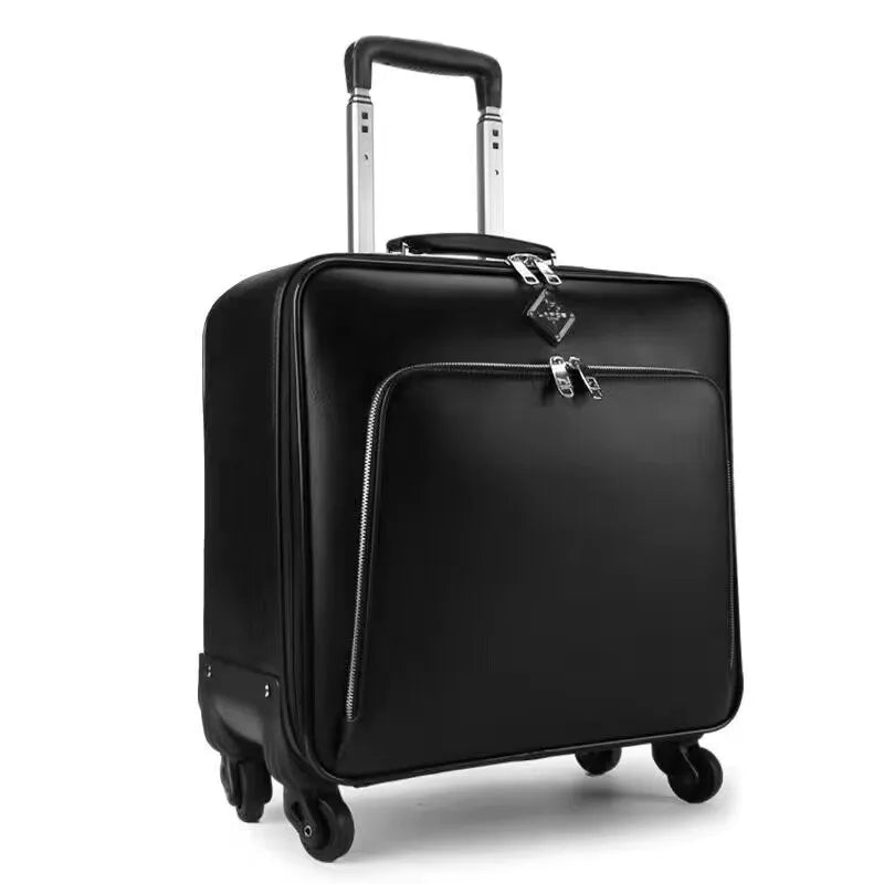 Voyager Prime 3,5kg – Mala de Mão em Couro Genuíno