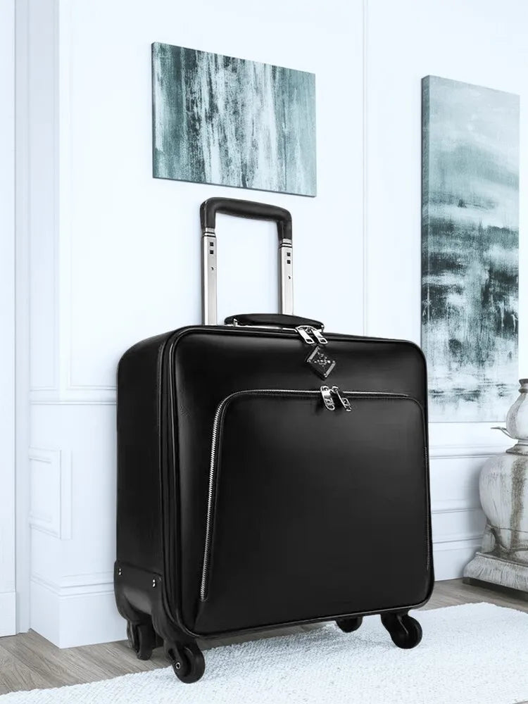 Voyager Prime 3,5kg – Mala de Mão em Couro Genuíno