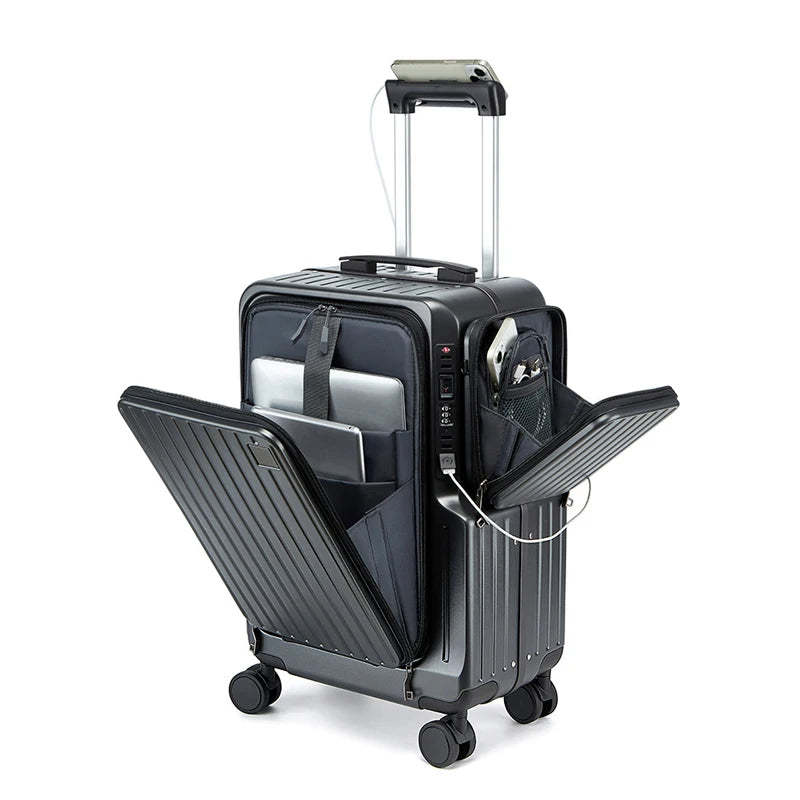 TechBoard 20” – 3,1kg | Mala de Mão com Abertura Frontal e USB